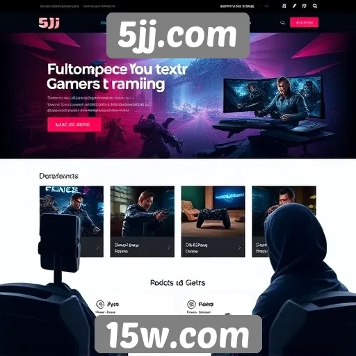 O impacto do design no 5jj.com para gamers